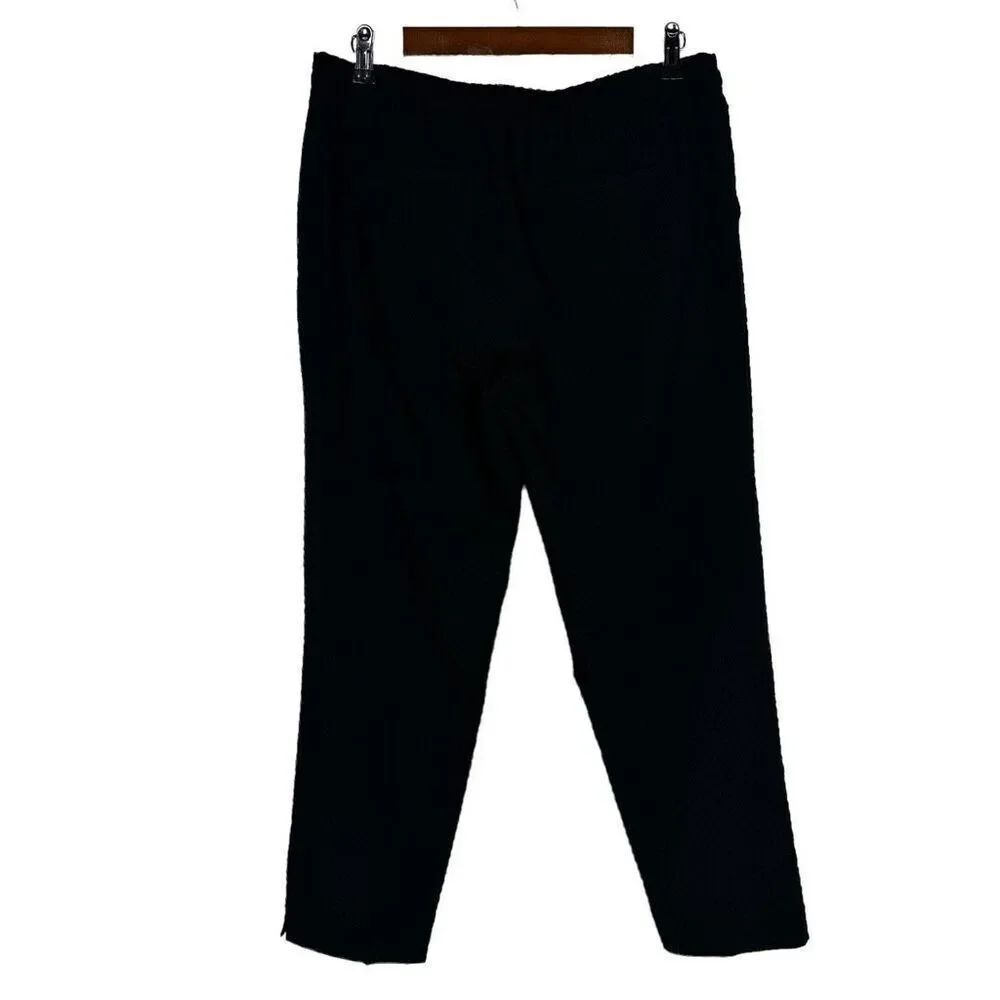 The Limited Black Textured Pull On Pant size Medium